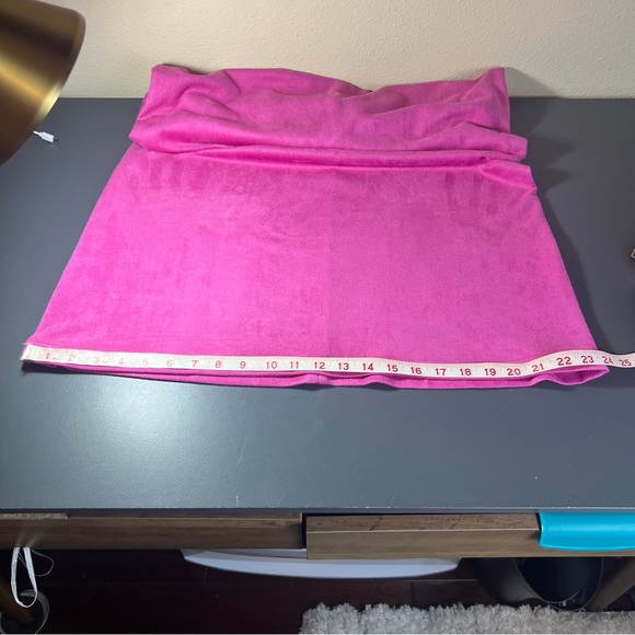 Buttery Soft Pink High Neck Ruffle Cap Sleeves Tie Back Dress by voy Size Small - Picture 5 of 10